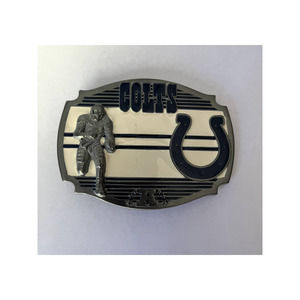 Indianapolis Colts Football Team Belt Buckle NOS FLAW